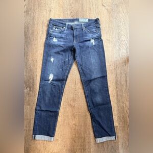 AG Adriano Goldschmied The Stilt Roll Up Cigarette Roll Up Size 27